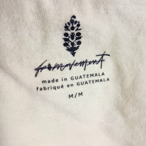 Free People Movement Active Crop Top in Pale Yellow Size Medium - Picture 6 of 8